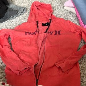 Hurley Coral Zip-Up Hoodie